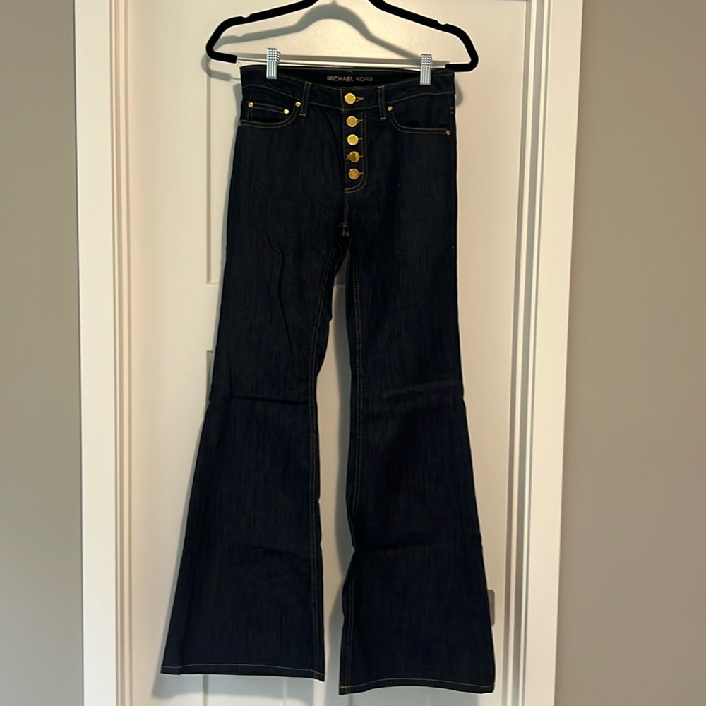 Michael Kors Flare Hold Button Pants